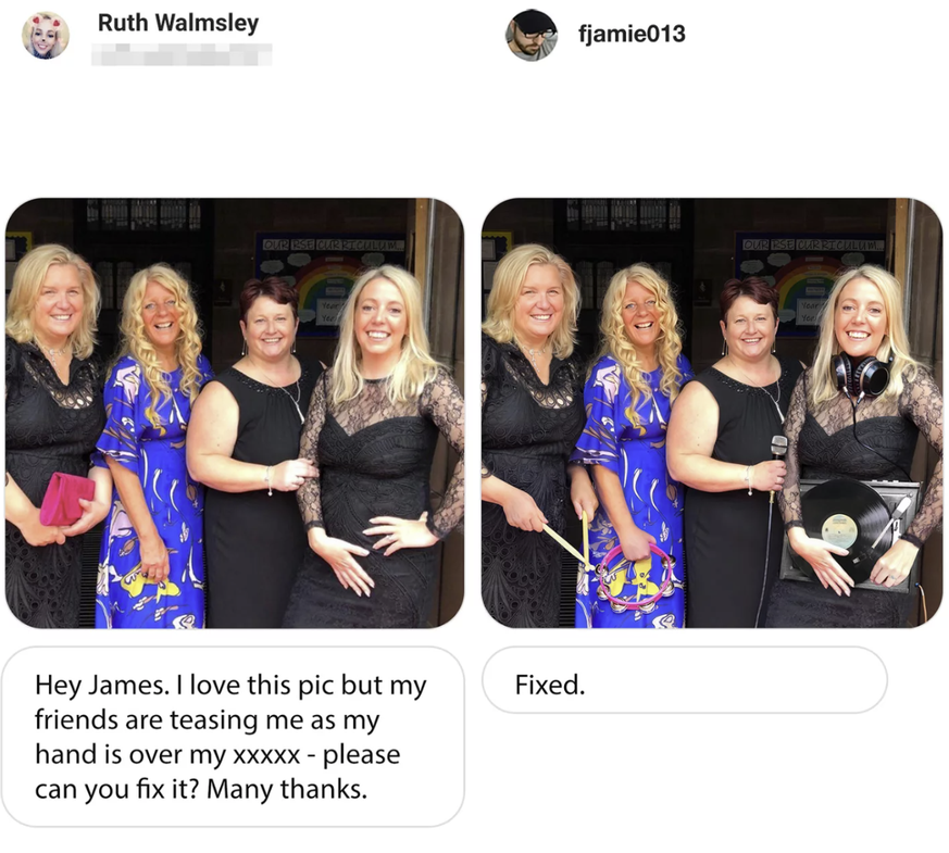 James Fridman Photoshop Trollerei