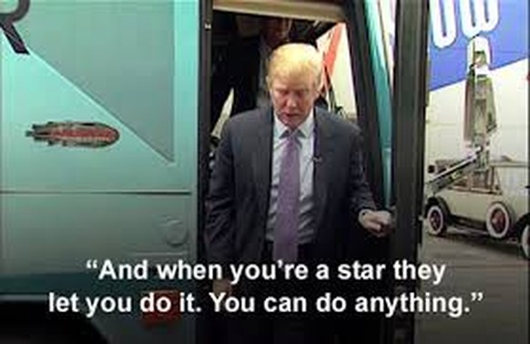 «Wenn du ein Star bist...» Trump im legendären «Access-Hollywood»-Video.
