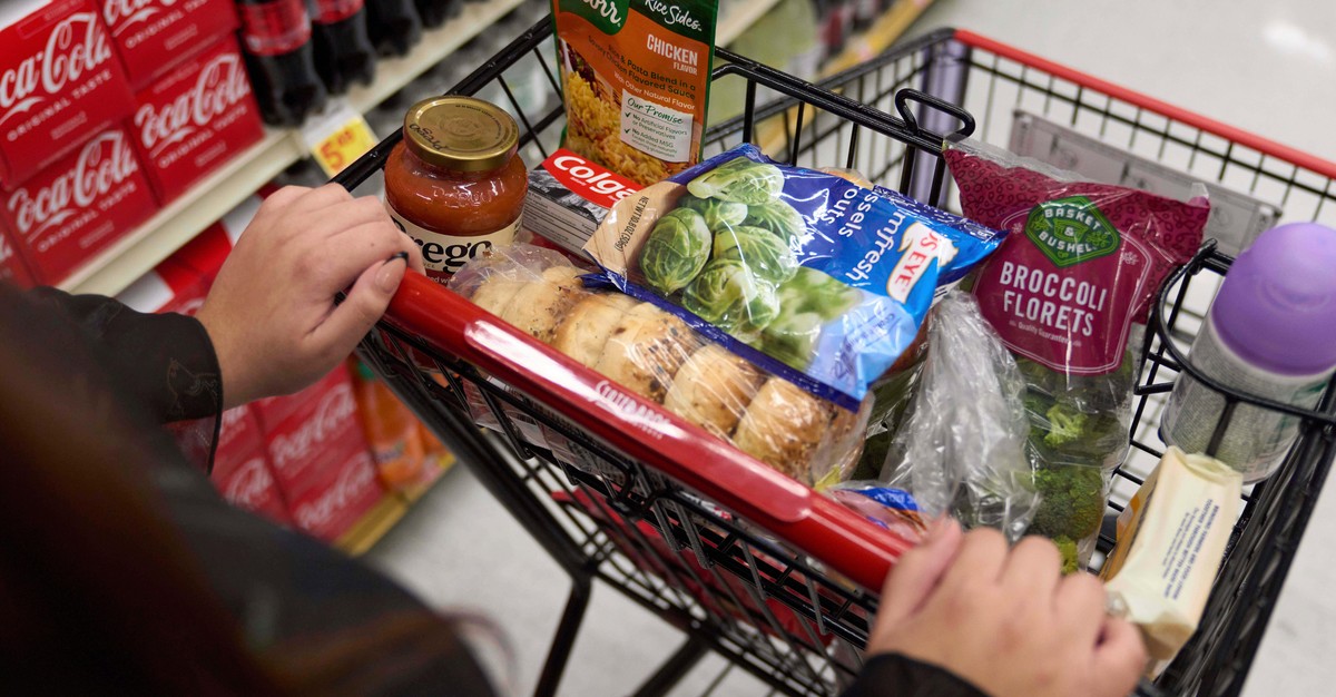 FILE - A California's SNAP benefits shopper pushes a cart through a supermarket in Bellflower, Calif., Feb. 13, 2023. (AP Photo/Allison Dinner, File)
Food Aid Candy