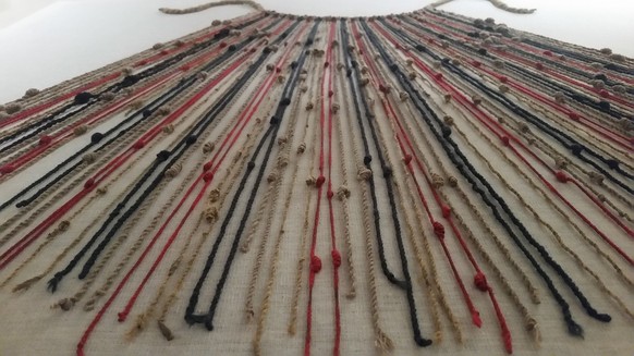 Ein Quipu aus dem heutigen Peru: Die Inkas nutzten die Knotenschrift zur Buchhaltung.