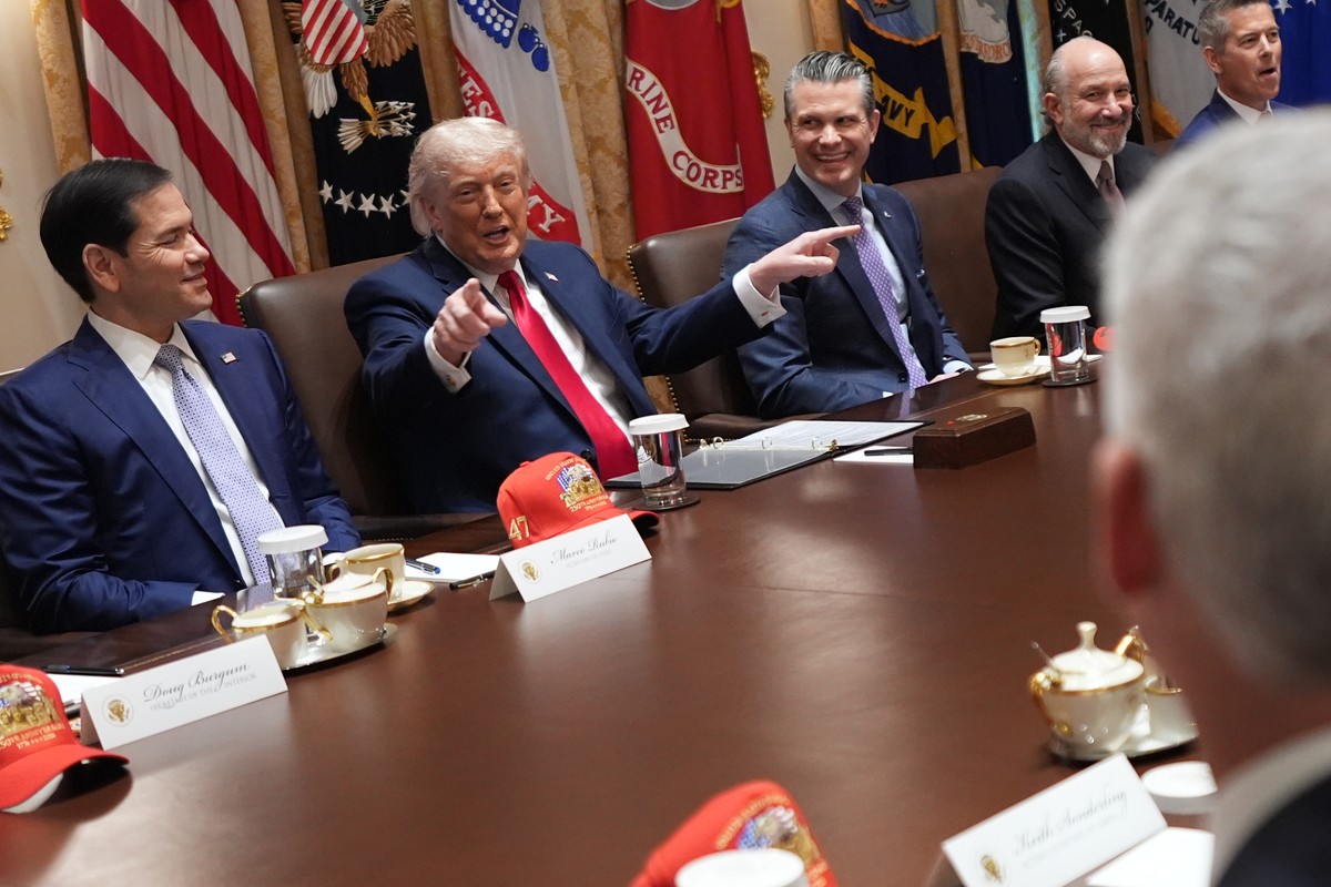 President Donald Trump speaks during a Cabinet meeting at the White House, Wednesday, May 27, 2026, in Washington. (AP Photo/Jacquelyn Martin)
Donald Trump