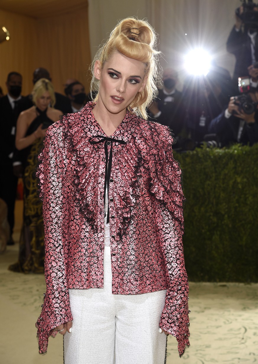 Kristen Stewart attends The Metropolitan Museum of Art's Costume Institute benefit gala celebrating the opening of the "In America: A Lexicon of Fashion" exhibition on Monday, Sept. 13, ...
