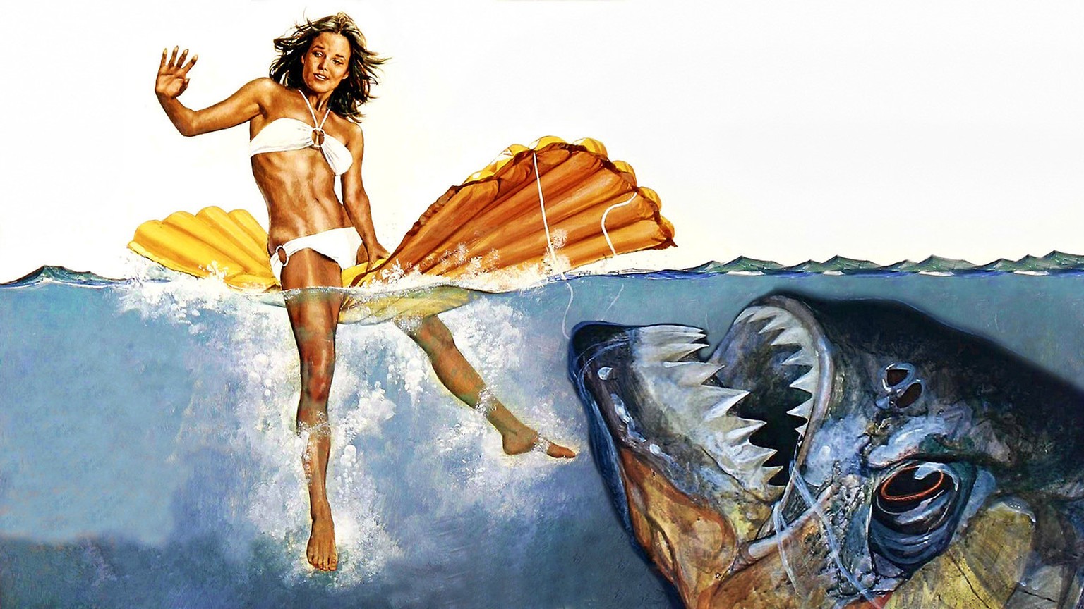 Filmplakat von Joe Dantes «Piranha» (1978).