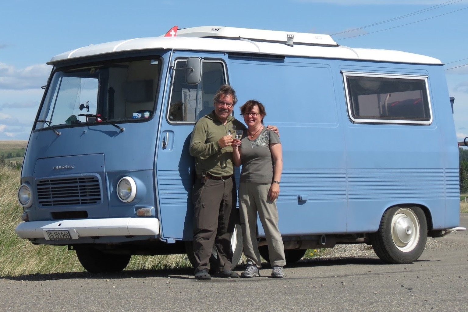 Res und Erika kurven mit ihrem Peugeot J7 seit 15 Monaten durch Nord-, Mittel- und Südamerika.