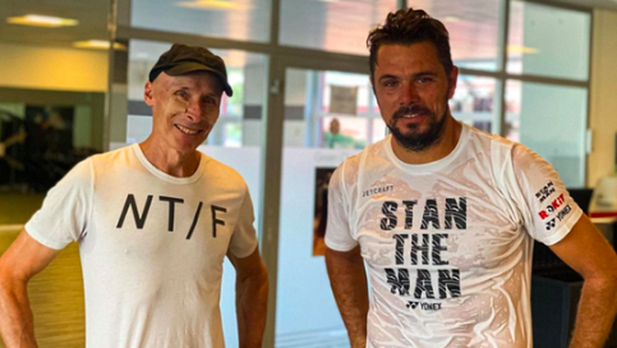 Pierre Pagani und Stan Wawrinka