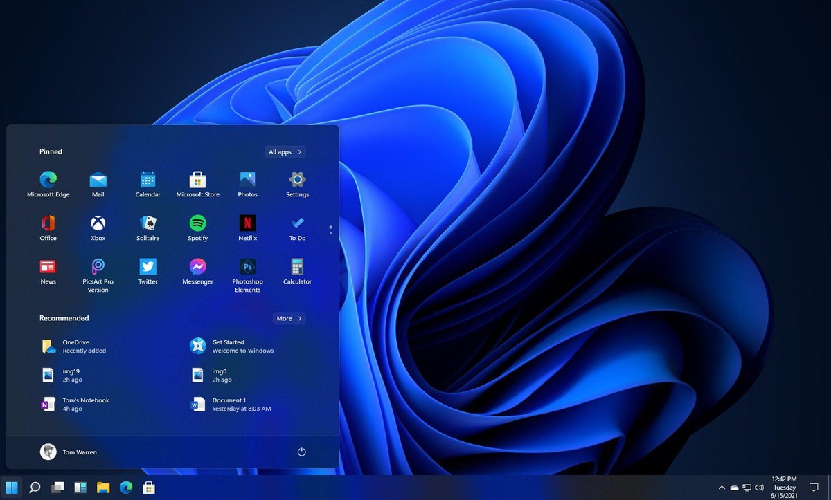 So sieht Windows 11 von Microsoft aus.