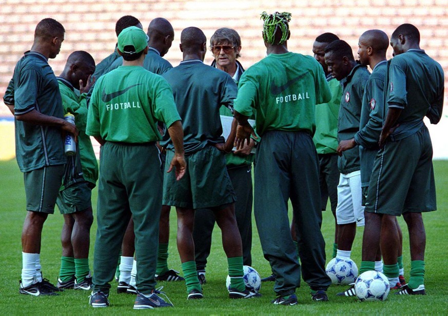 Bora Milutinovic führte Nigeria 1998 zum Gruppensieg, scheiterte im WM-Achtelfinal dann aber an Dänemark.
