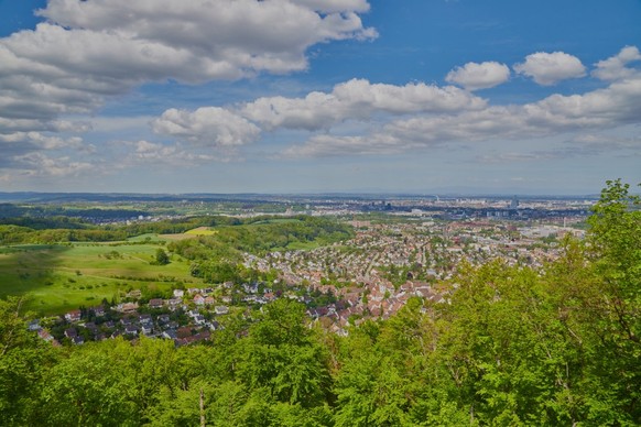 Blick auf Muttenz.