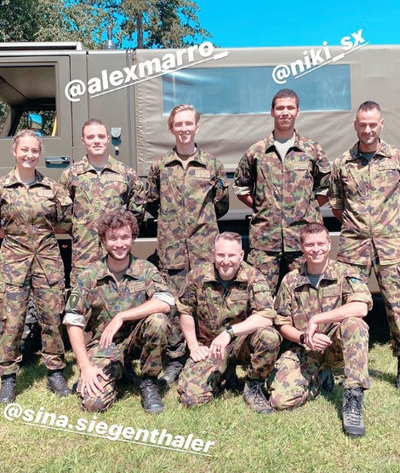 Die Truppe von Ragettli.
