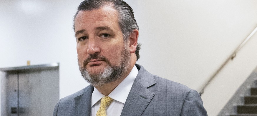 Sen. Ted Cruz, R-Texas, walks by the Senate subway on Capitol Hill in Washington, Friday, July 30, 2021. (AP Photo/Manuel Balce Ceneta)
Ted Cruz