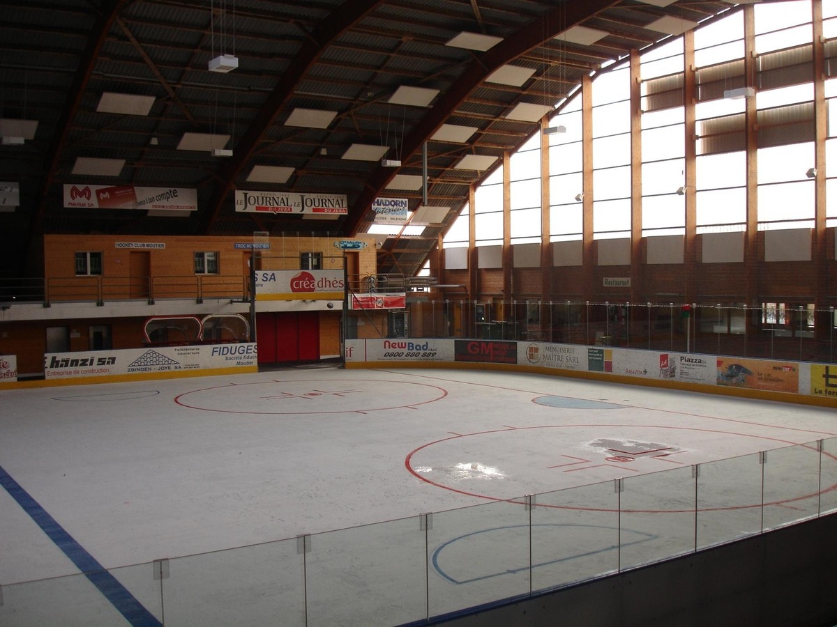 La patinoire de Moutier.