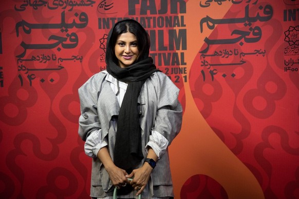 Iran: 38th Fajr International Film Festival Iranian film actor Azadeh Samadi in a photo opportunity while attending the 38th Fajr International Film Festival in Tehran, Iran.  Tehran Tehran Iran Char...