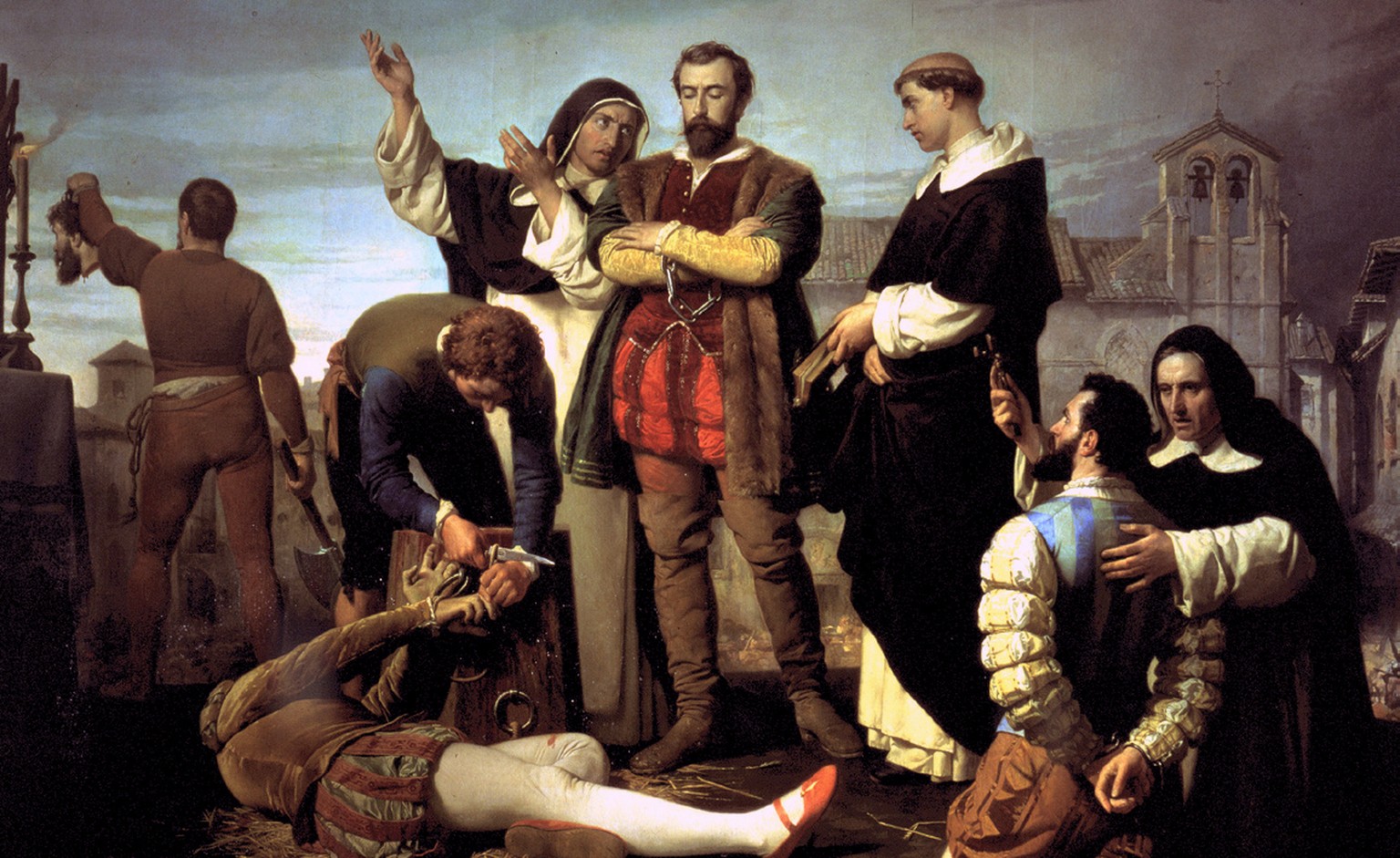 «Die Hinrichtung der Comuneros», Gemälde von Antonio Gisbert.