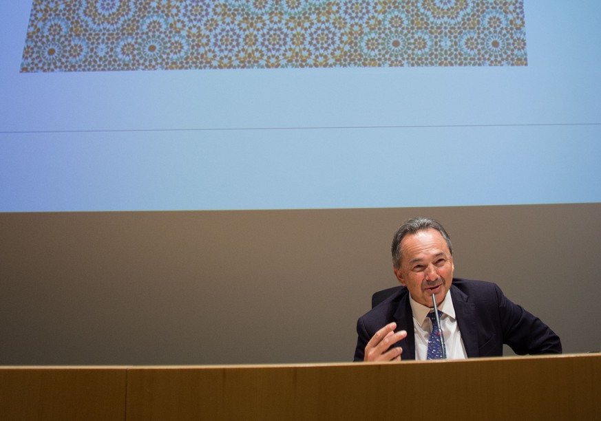 Gilles Kepel bei einem Vortrag an der Università della Svizzera italiana in Lugano.