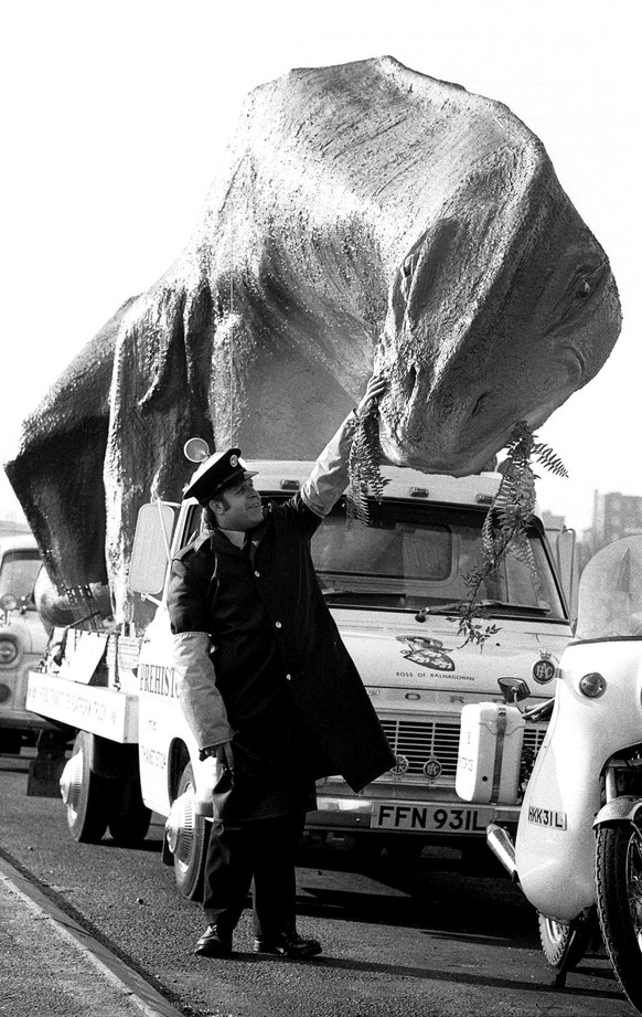 Dinosaur on the Move in Essex, 1973