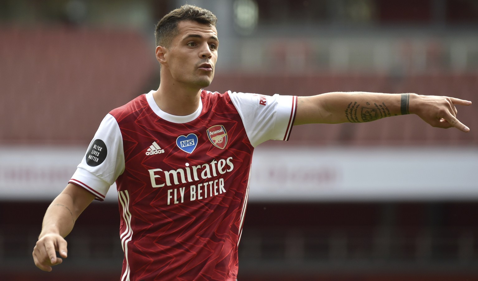 ARCHIVBILD ZUM KEYSTONE-SDA-INTERVIEW MIT GRANIT XHAKA --- Arsenal&#039;s Granit Xhaka during the English Premier League soccer match between Arsenal and Watford at Emirates Stadium in London, England ...