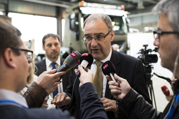 Verteidigungsminister Guy Parmelin.