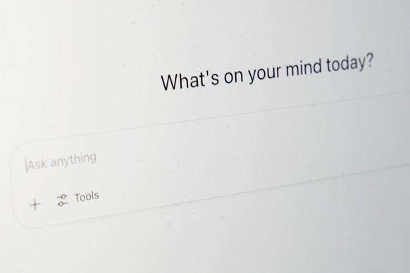 Chat GPT's landing page is seen on a computer screen, Monday, Aug. 4, 2025, in Chicago. (AP Photo/Kiichiro Sato)
ChatGPT Vulnerable Teens