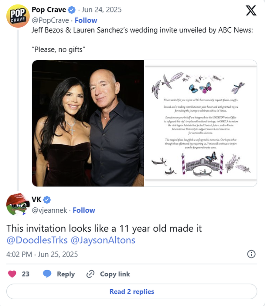 Einladung Jeff Bezos