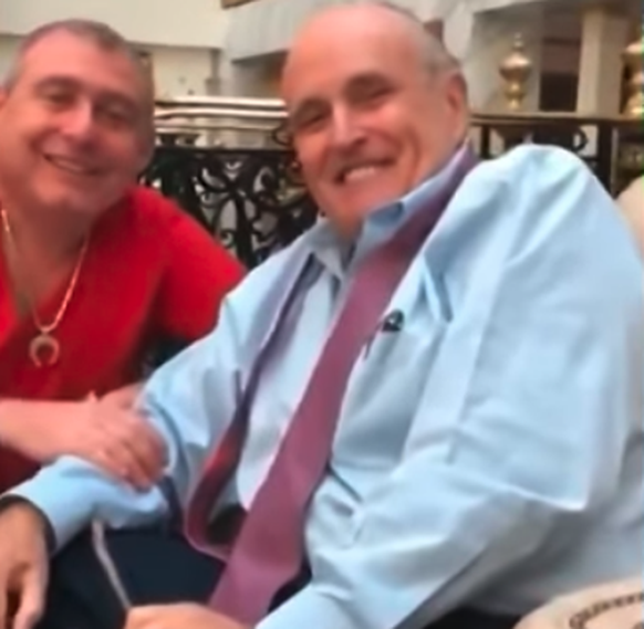 Lev Parnas und Rudy Giuliani.