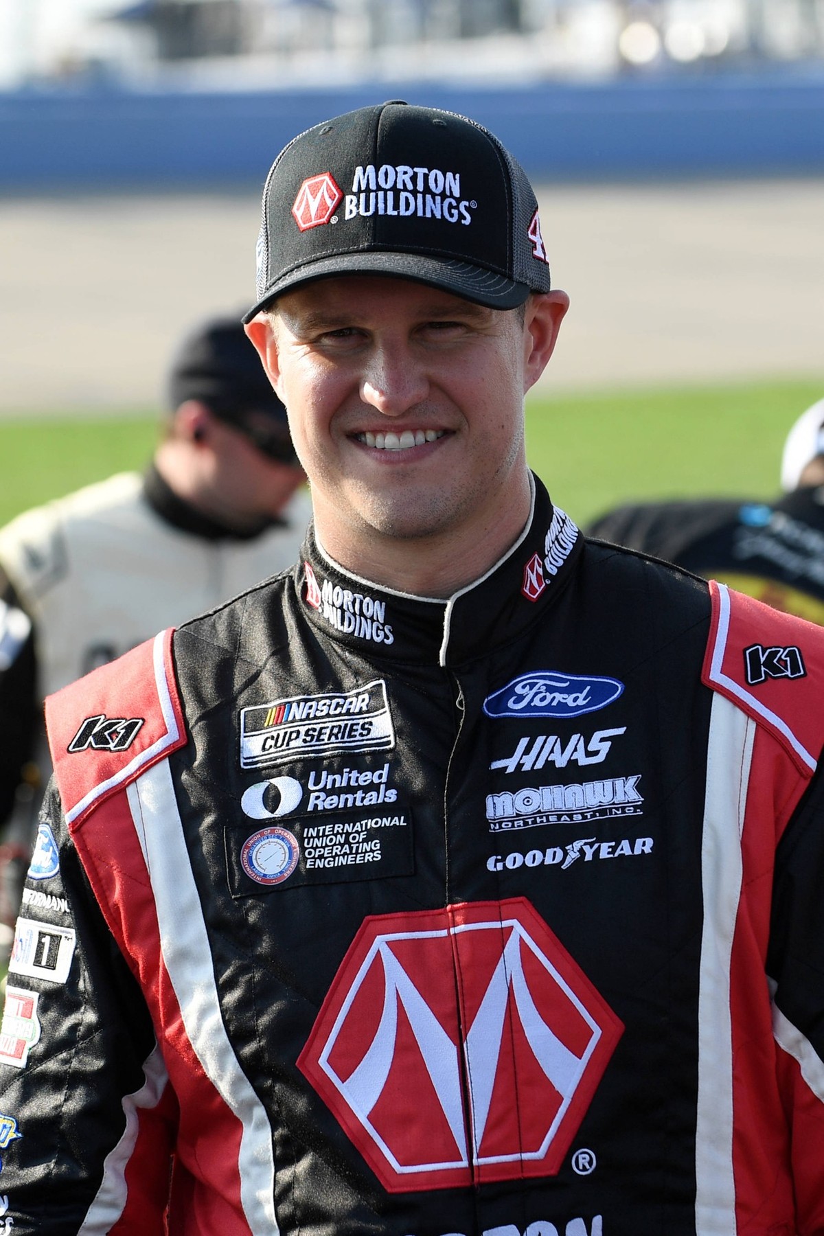 NASHVILLE, TN - JUNE 25: Ryan Preece 41 Stewart Haas Racing Morton Buildings Ford looks on prior to the running of the NASCAR, Motorsport, USA Cup Series Ally 400 on June 25, 2023, at Nashville Supers ...