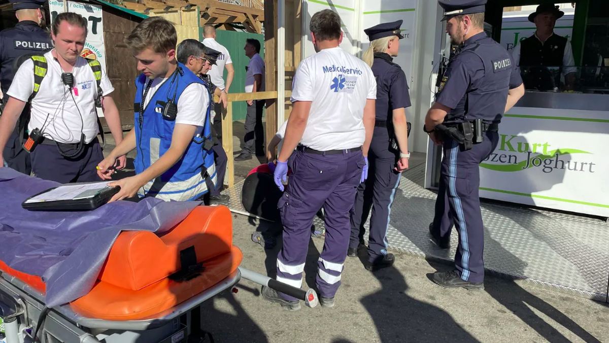 Sanitäter am Oktoberfest