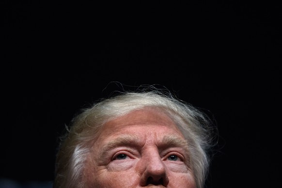 Republican presidential candidate Donald Trump speaks during a campaign rally, Sunday, Nov. 6, 2016, in Sioux City, Iowa. (AP Photo/ Evan Vucci)