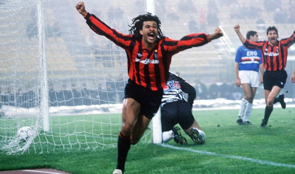 GULLIT RUUD - MILAN-SAMPDORIA 
SUPERCOPPA EUROPEA 1990