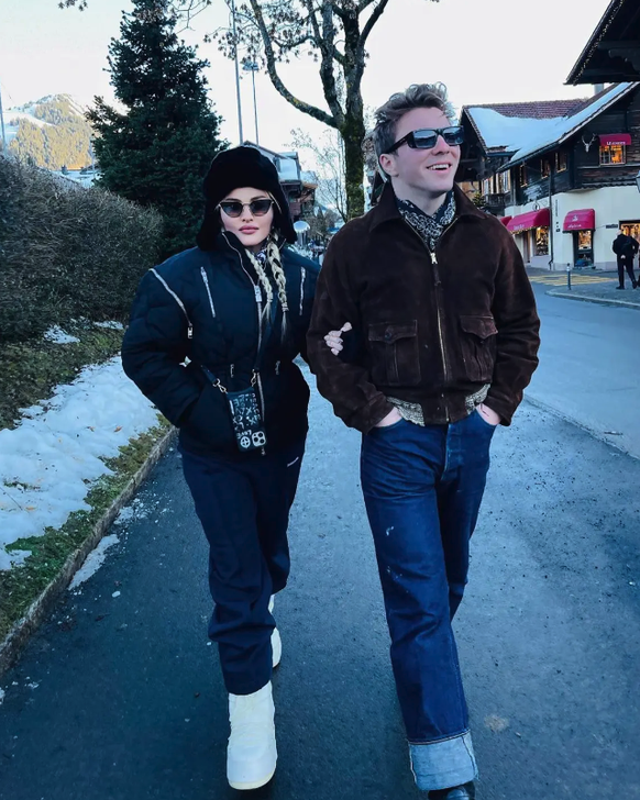 Madonna et son fils Rocco Ritchie janvier 2022 à Gstaad https://www.instagram.com/madonna/