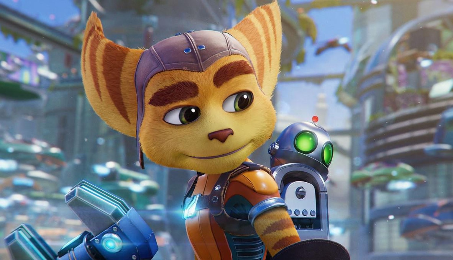 Ratchet und Clank werden an einer grossen Sause für ihre Heldentaten gefeiert.