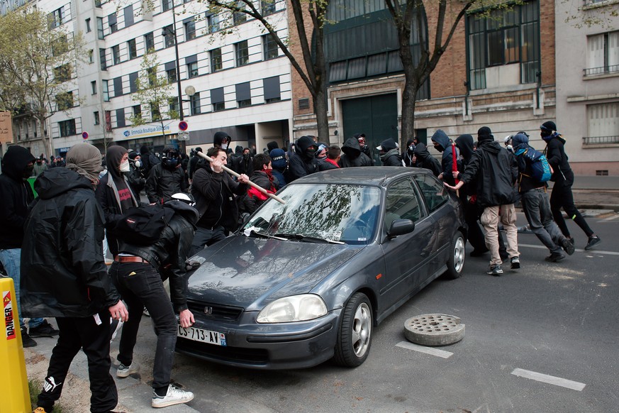 Auch in Paris kam es zu Krawallen.