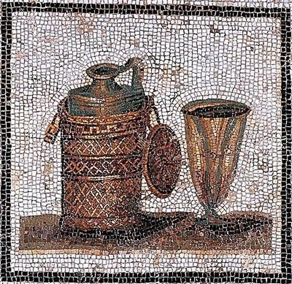 Mulsum – römischer Wein, mit Honig und Fischsauce gewürzt.