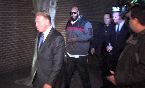 Marion «Suge» Knight am 30. Januar auf dem Weg ins Büro des Los Angeles County Sheriffs.