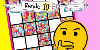Jubiläum! Hurra! Wir feiern mit einem Rate-Mix 🎉