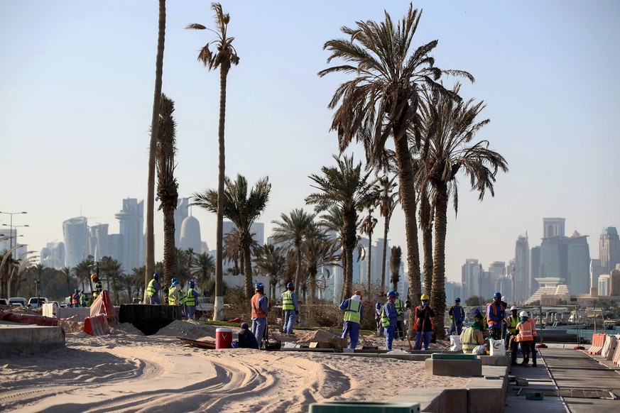 Doha looks like one big construction site preparing for the World Cup A city filled with construction sites and workers ahead of the World Cup in Doha, Qatar on April 1, 2022. In Doha, construction is ...