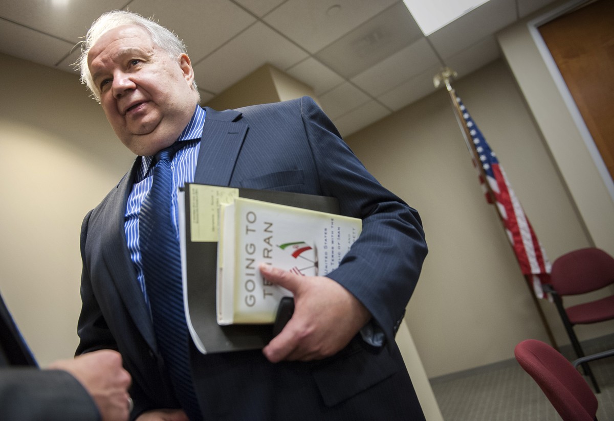 FILE - In this Sept. 6, 2013 file photo, Russia's ambassador to the U.S. Sergey Kislyak, speaks with reporters in Washington. The Obama administration is aware of frequent contacts between Presid ...