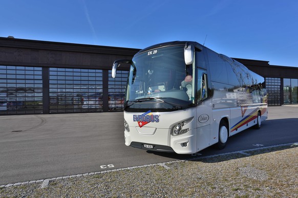 Glamping: Ein Deluxe Bus des groessten Schweizer Busreiseanbieters Eurobus Aufnahmejahr: 2017 (PPR/Eurobus)