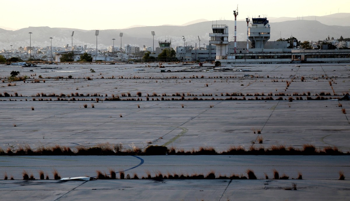 June 8, 2016 - Athens, Attica, Greece - Images from the east terminal of the former Athens airport, on June 8, 2016. The Greek government on Tuesday signed a Memorandum of Understanding with Lamda Dev ...