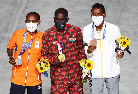 <strong>Leichtathletik, Männer, Marathon</strong>
Gold: Eliud Kipchoge (KEN)
Silber: Abdi Nageeye (NED)
Bronze: Bashir Abdi (BEL)