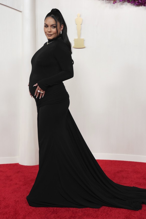 Vanessa Hudgens arrives at the Oscars on Sunday, March 10, 2024, at the Dolby Theatre in Los Angeles. (Photo by Jordan Strauss/Invision/AP)
Vanessa Hudgens