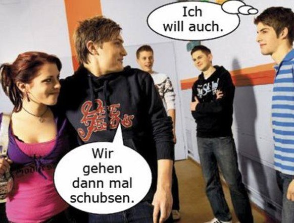 Wer will schon nicht schubsen gehen?