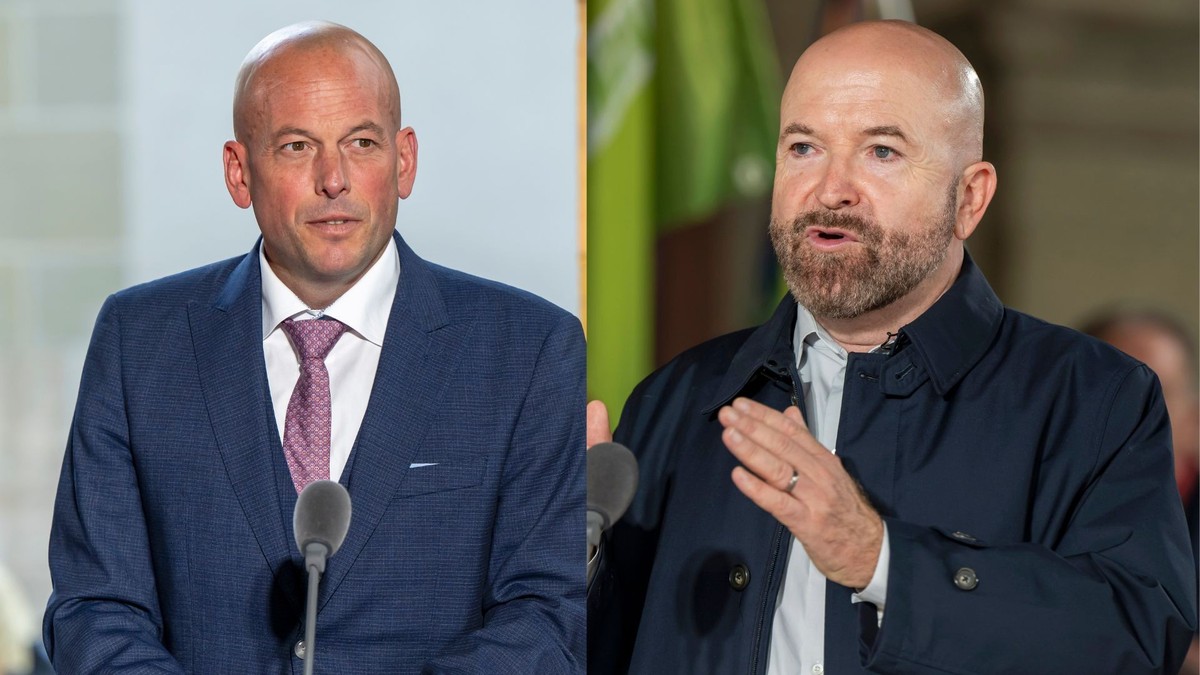 Lionel Dugerdil et Nicolas Walder. Genève, Hôtel de Ville, 28 septembre 2025.