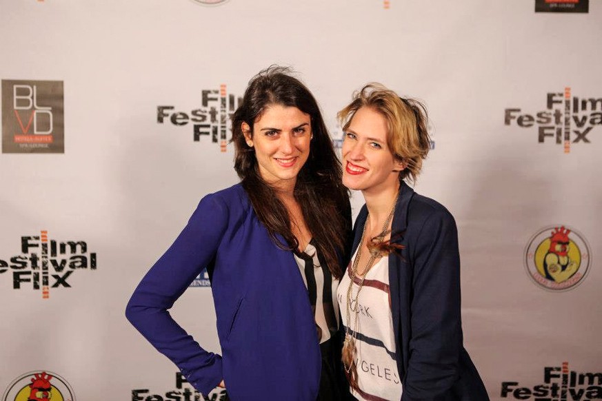 Debora Giannone, ursprünglich aus Basel, und die Luzernerin Nadine Nonn beim Flix Film Festival in L.A.