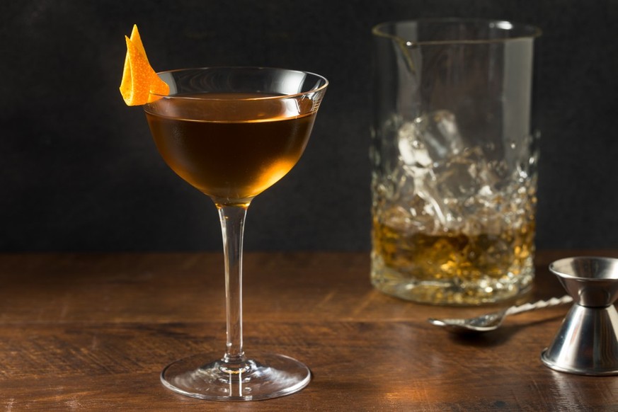 Bamboo cocktail sherry, vermouth angostura trinken drinks alkohol