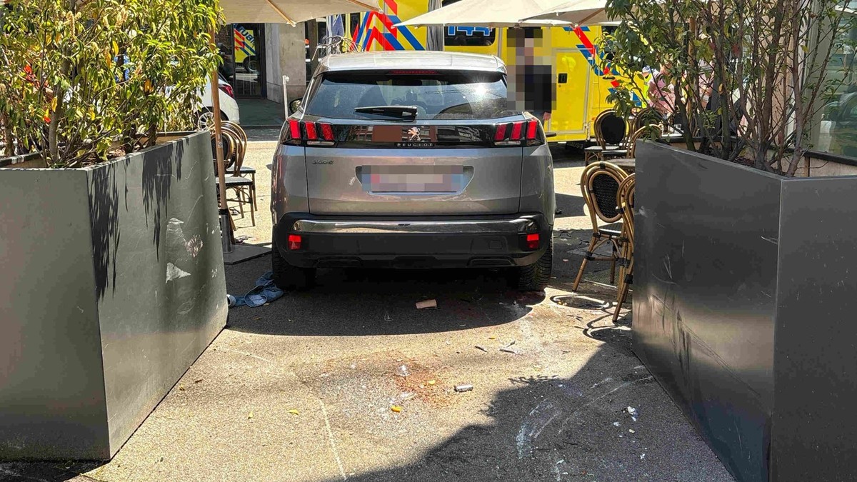 Olten SO: Lenkerin will Polizeiauto ausweichen und landet in