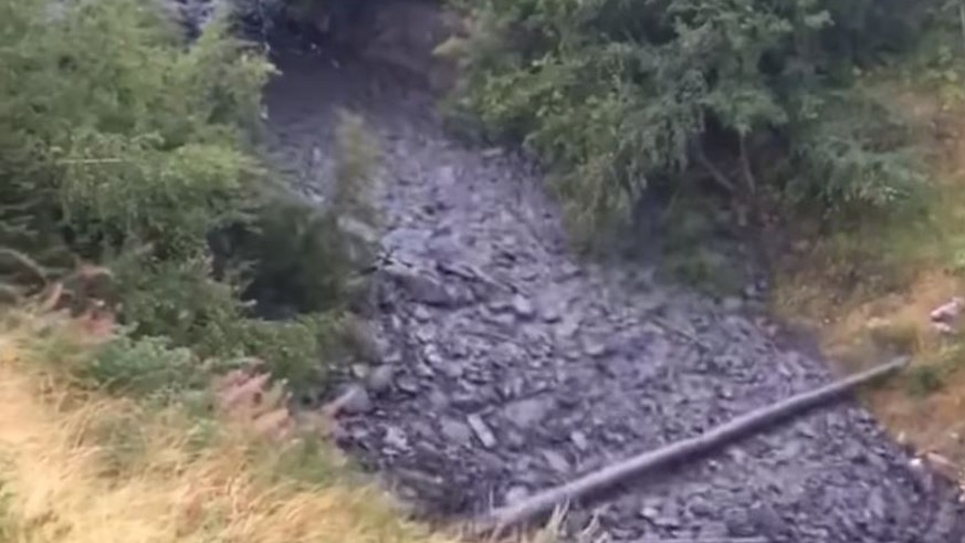 Der Erdrutsch im&nbsp;Val Ferret fordert mindestens einen Toten.&nbsp;