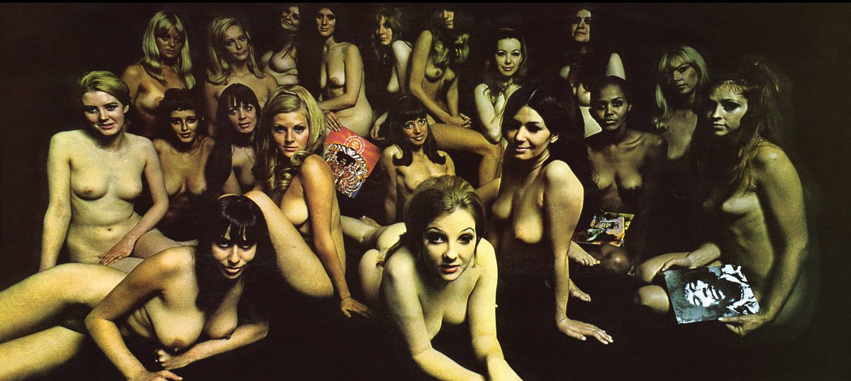Das ist das Cover von Jimi Hendrix' Album «Electric Ladyland». Bestimmt sieht es auf Tinder so aus. Bestimmt.