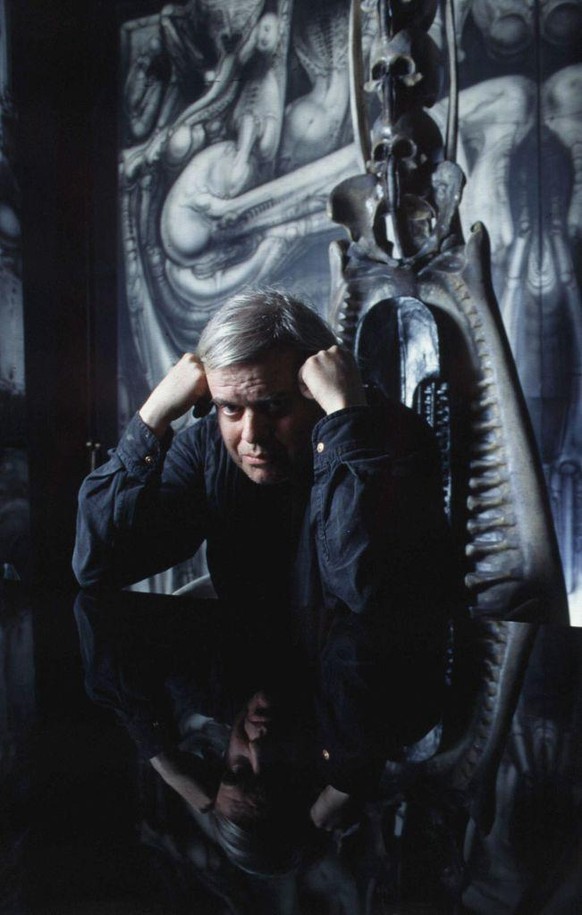 H.R. Giger, 1995 (Photo by RDB/ullstein bild via Getty Images)