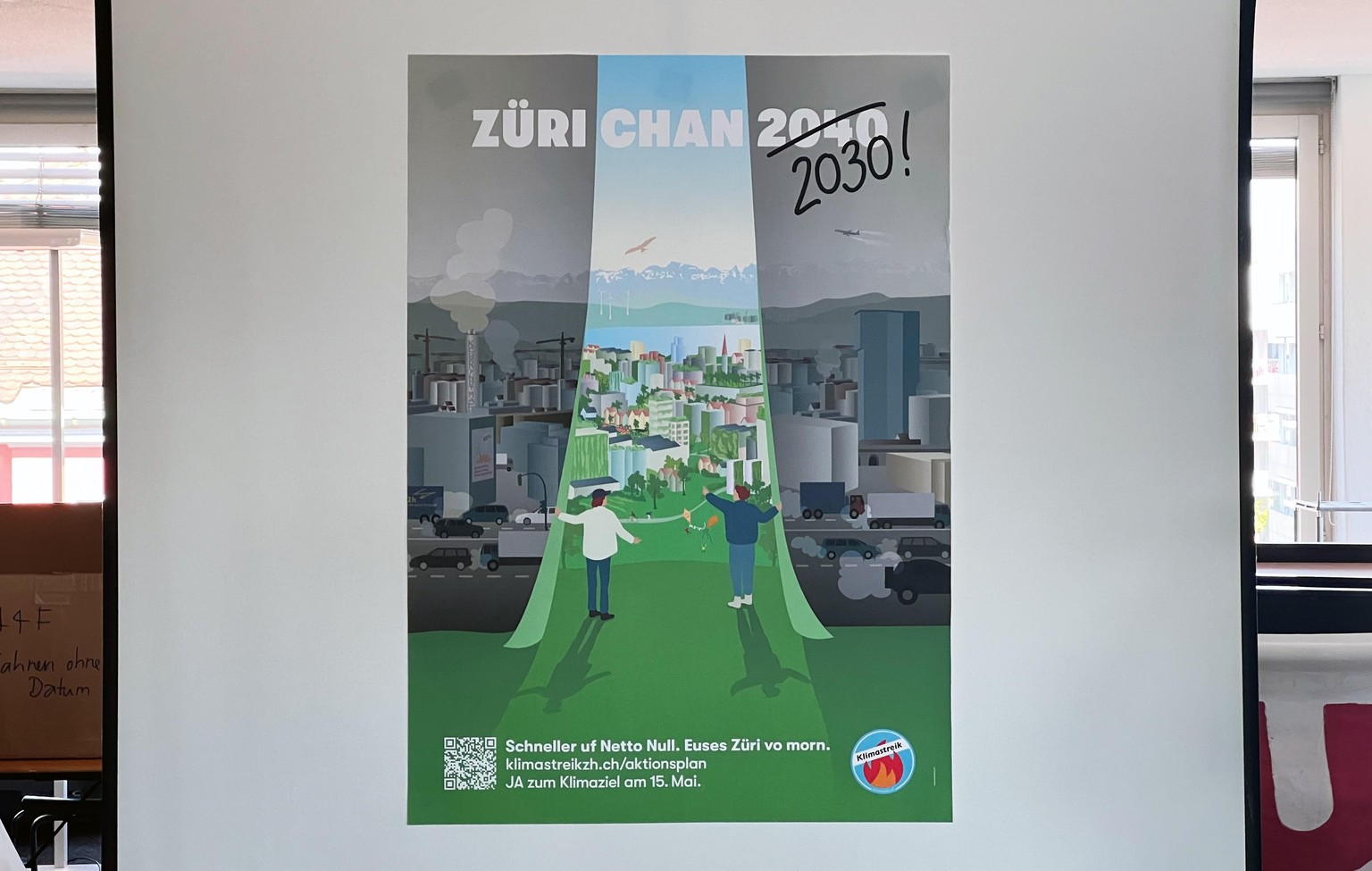 Klimastreik-Bewegung in Zürich am 21. April 2022.