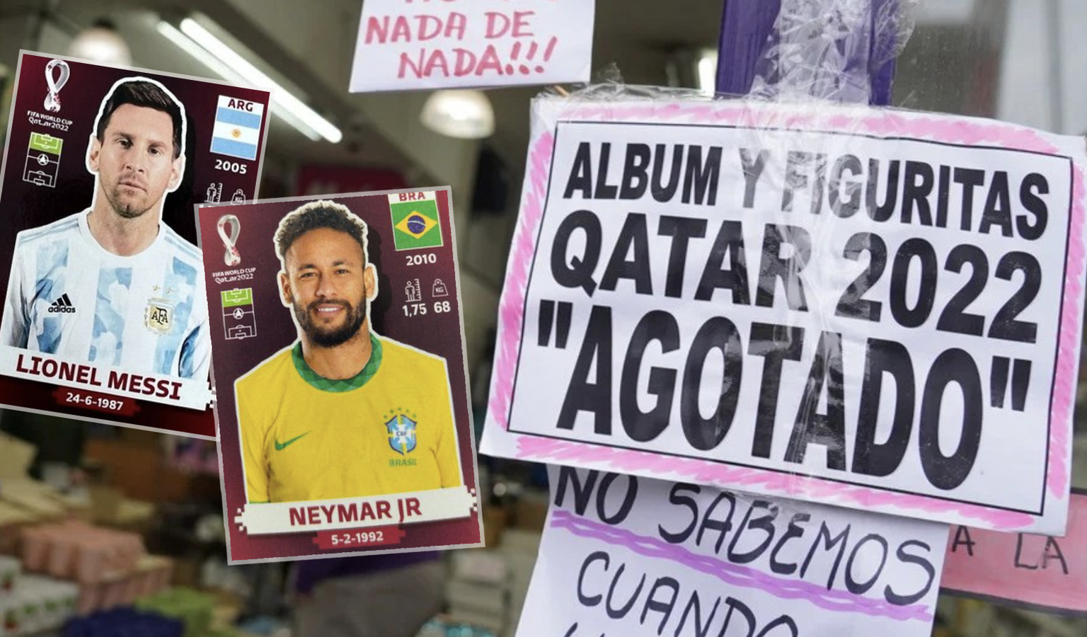 «Fussballkleber ‹AUSVERKAUFT› – wir wissen nicht, wann wir neue bekommen». An vielen Schaufenstern in fussballverrückten Ländern wie Brasilien, Argentinien, Urguguay und Co. hängen Schilder wie diese.